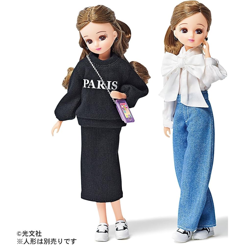 Takara Tomy Licca-chan Dress LW-20 Very Collaboration Dress Set Dress-Up Toy for Ages 3 and Up