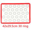 Silicone Macaron Baking Mat for Bake Pans Macaroon Pastry Cookie Making Professional Grade Nonstick