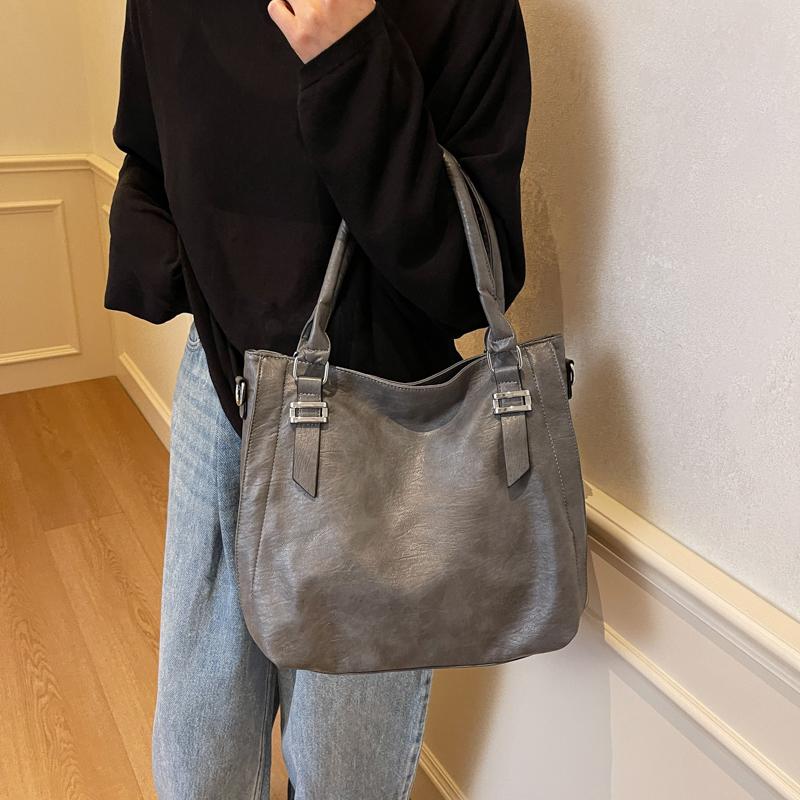 Женская сумка для поездок на работу в стиле ретро, большая вместительная сумка через плечо