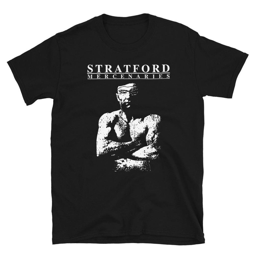 Stratford Mercenaries T-Shirt, UK 80s Oi! Punk Skinhead Band Music Unisex Tee
