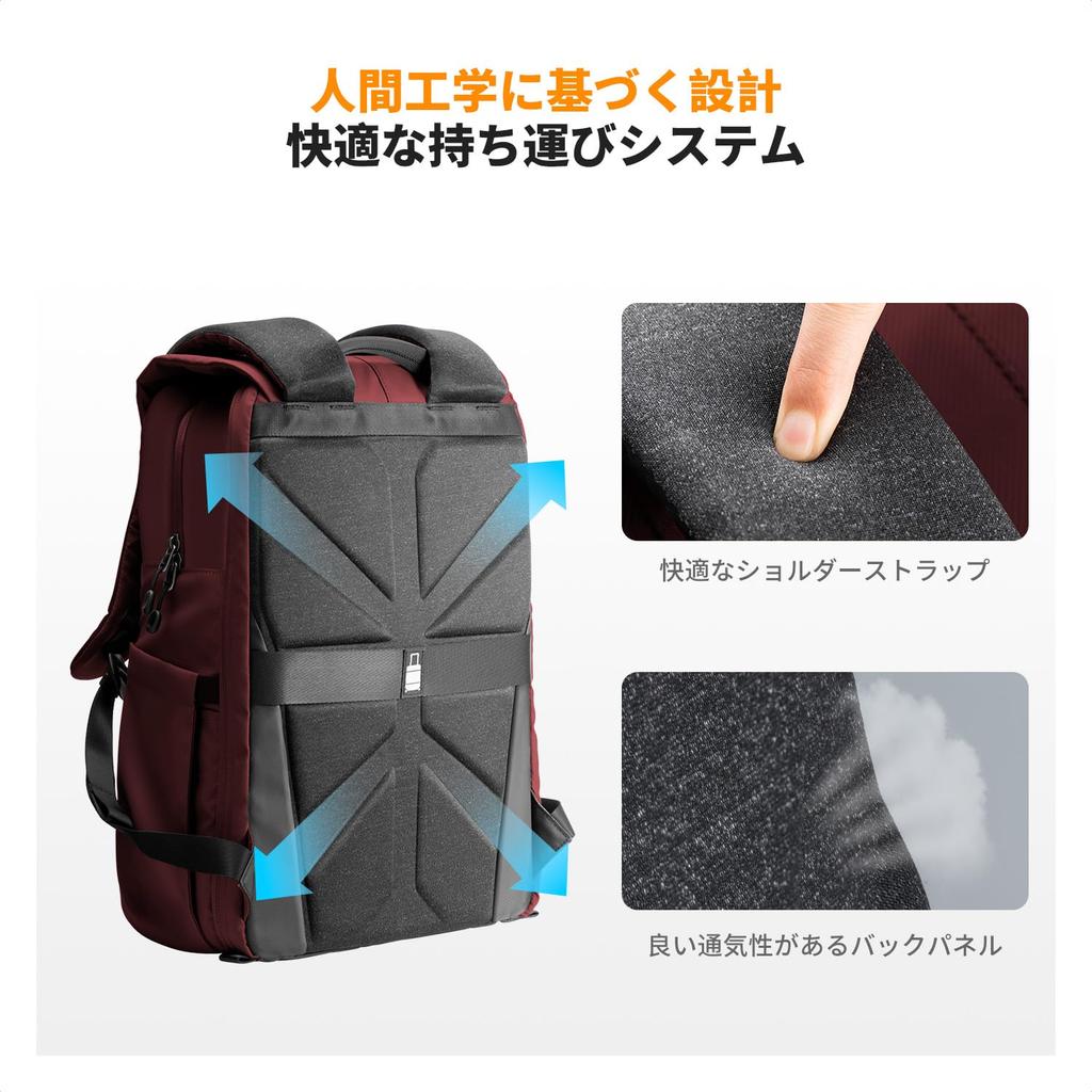 CONCEPT Camera Bag Stylish Camera Backpack with 2 20L Large Rain Cover Fits DSLR and Ideal for Business and K&F - Compartments, Capacity, Included,