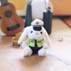 Cute Cute Traffic Police Bear Pendant Plush Toys Fire Police Bag Hanging Keychain Doll
