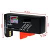 Универсальный тестер батарей для AA AAA 9V и таблеточных элементов питания с цветовой индикацией напряжения