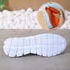 Fashion Mesh Knitted Striped Flats Shoes for Women 2024 Summer Lace Up Casual Sneakers Woman Breathable Soft Sole Loafers Plus Size 43