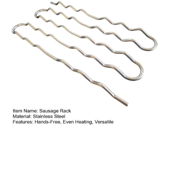 Подставка-ролик для барбекю-сосисок, вращающийся гриль-ролик для хот-догов, нержавеющая сталь, равномерное приготовление, инструмент для жарки сосисок для кемпинга, пикника