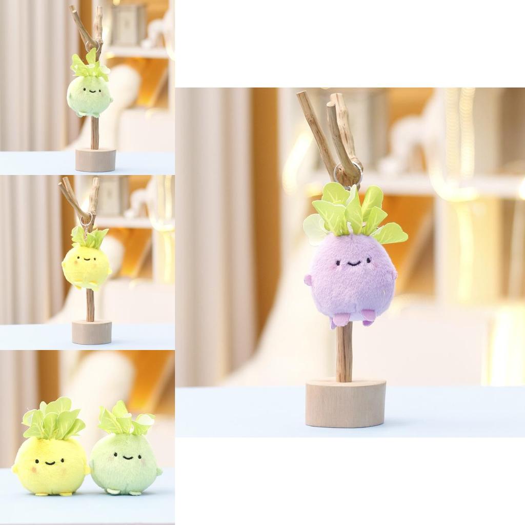 Adorable Vegetable Plush Toy Cute Cabbage Doll Keychain Accessory For Kids And Adults