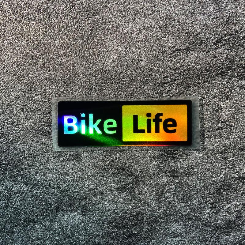 2 шт. Водонепроницаемая виниловая наклейка Bike Life, модная декаль для автомобиля, мотоцикла, велосипедного шлема, аксессуары для декора экстерьера