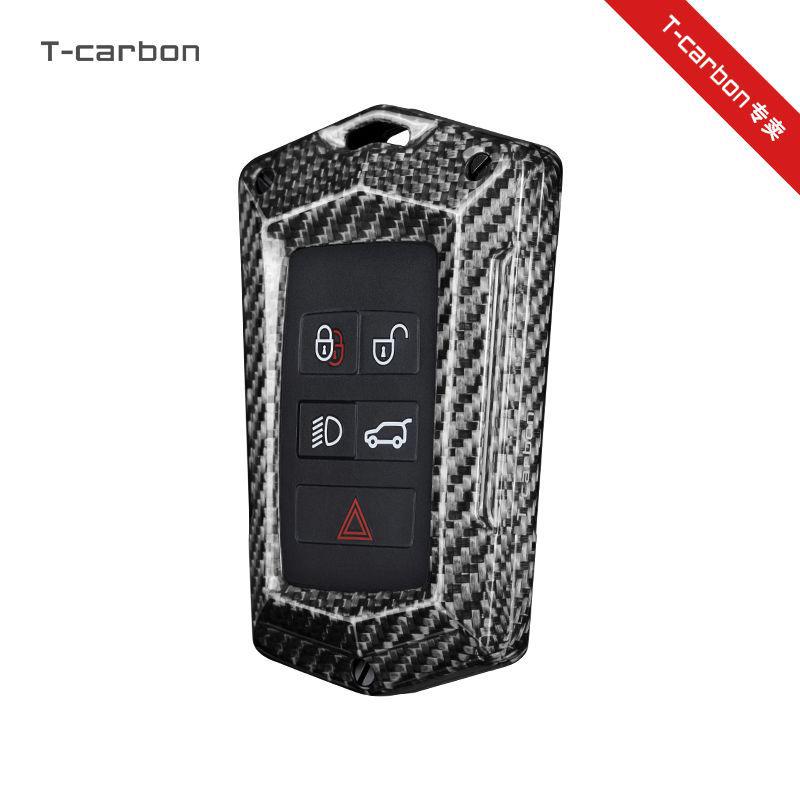 T-carbon Real Carbon Fiber Key Case for Land Rover Range Rover Evoque