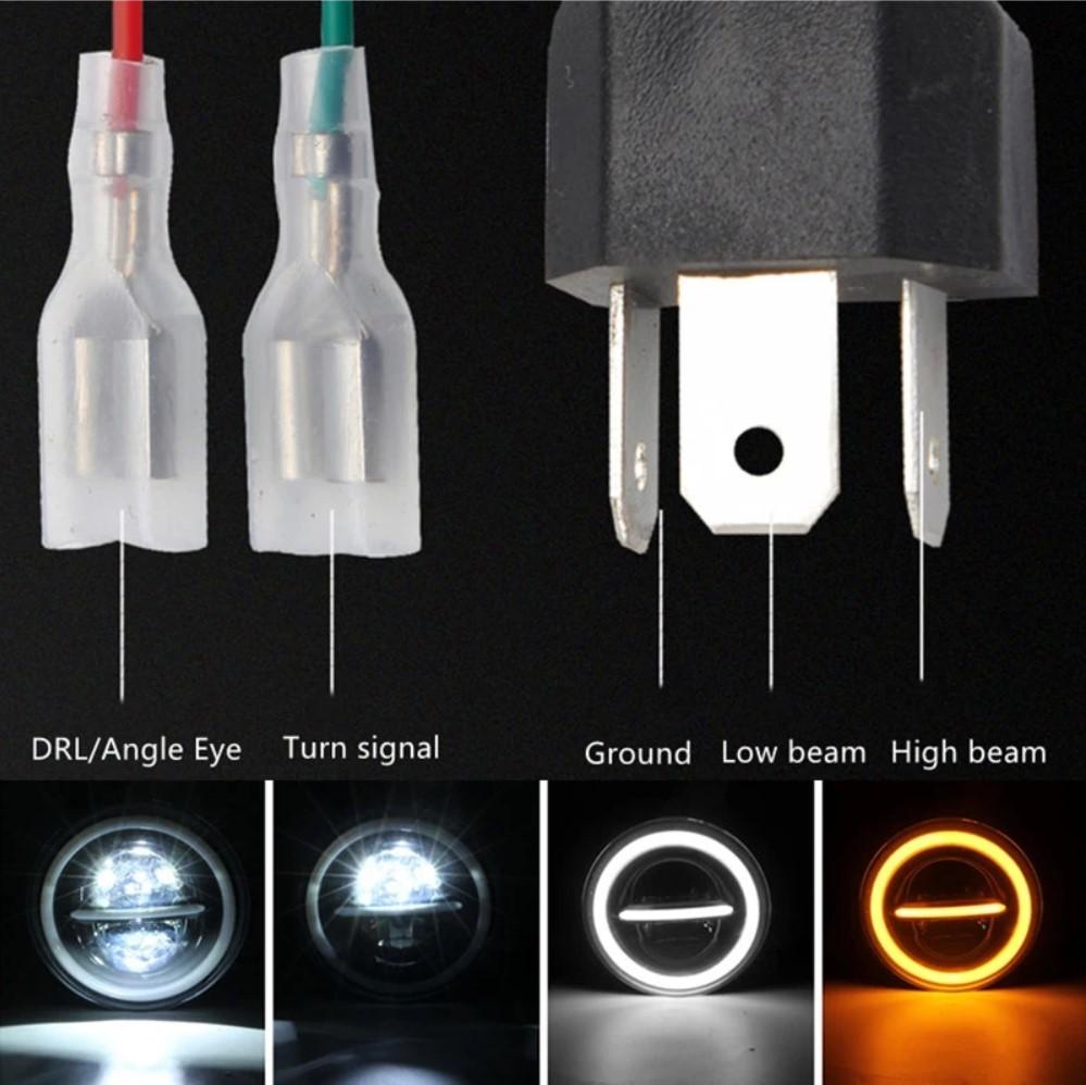 1 шт. Передняя фара 7" Full LED Q, 12 В для бездорожья