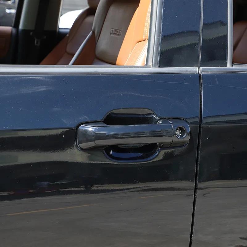 Накладка на дверную ручку автомобиля, защитная наклейка, подходит для Toyota Tundra Sequoia 2007-автомобильный экстерьер