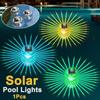 1 шт. Светодиодный солнечный плавающий светильник Шар для бассейна Питание от солнечной панели Пруд Дрифт Водонепроницаемый Светящийся Шоу Диско Меняющий цвет свет