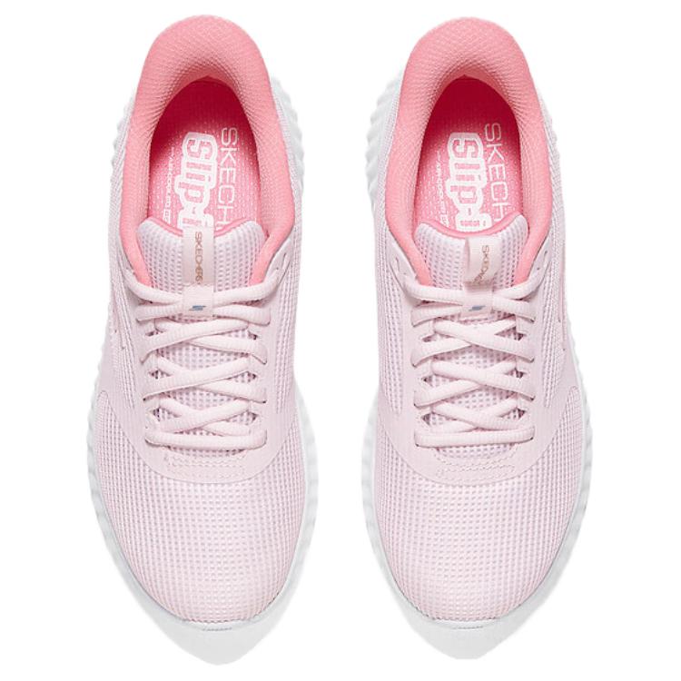 Skechers Серия Go Универсальные Удобные Прочные Дышащие Низкие Повседневные Городские Для Коммьютинга Беговые Кроссовки Женская кроссовка Светло-Розовый 129370-LTPK