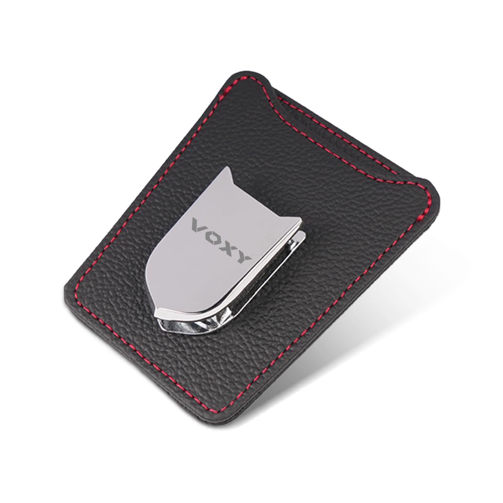 VOXY Exclusive Car Glasses Holder VOXY Custom Sunglasses Holder VOXY 80 90 Series Applicable Car Ticket Card Holder Leather Sunglasses Clip Car