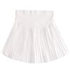 New Summer Thin White A-line Pleated Skirt Short Skirt Small Summer Dress