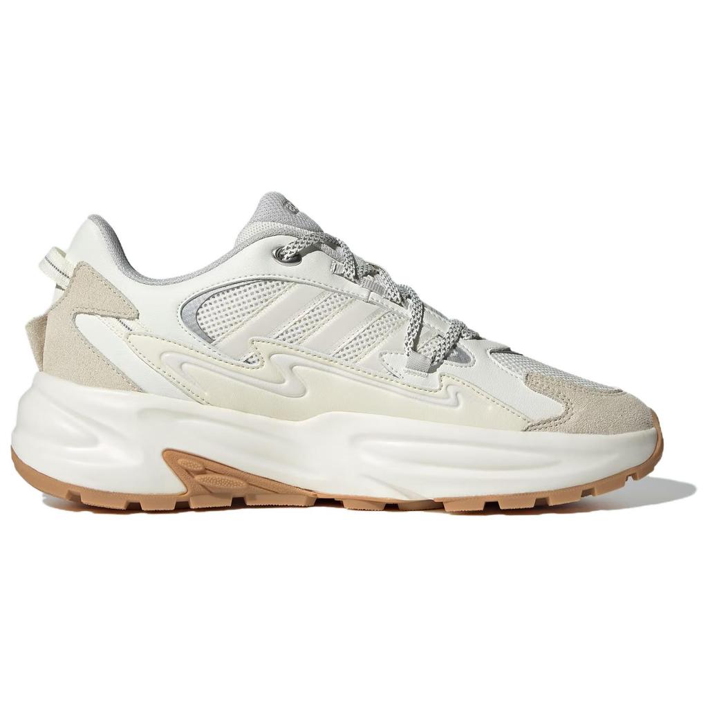 adidas Ozwave Surge Удобные Универсальные Нескользящие Износостойкие Низкие Кроссовки Папы Унисекс Белые JR3185