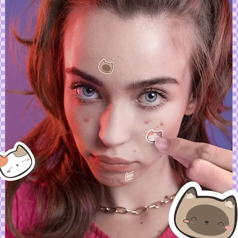 96 шт. пластырь от прыщей Cat's Paw, средство для удаления прыщей, средство для устранения пятен, маска для лица, уход за кожей, скрытый прыщ