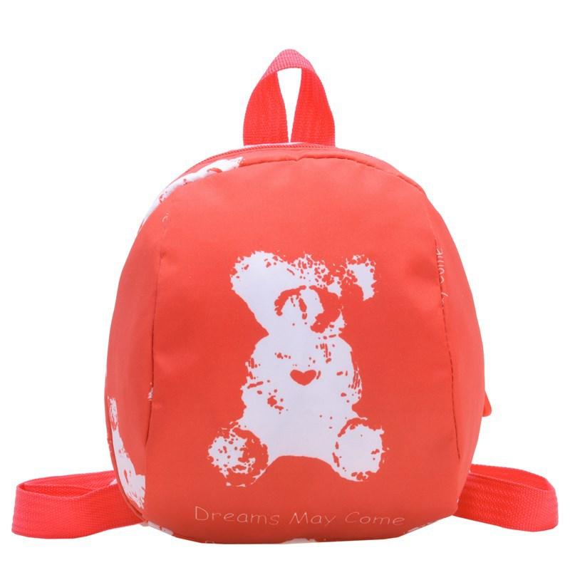 Kindergarten Middle And Small Class Students Schoolbag Cartoon Cute Bear Boys And Girls Backpack Children'S Backpack