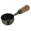 Uxcell Coffee Measuring Spoon, 1.45" X 0.7" 15ml Stainless Steel Coffee Scoop with Wooden Handle for Ground Coffee or Tea