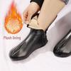 Women's Warm Winter Zipper Socks, Unisex Thick Velvet Non-Slip Leather Socks