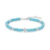 Silver Turquoise 925 Silver Bracelet B063-04H