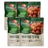 Bibigo Braised Quail Eggs In Soy Sauce Savory Umami Rich Broth 170g X 4 Packs
