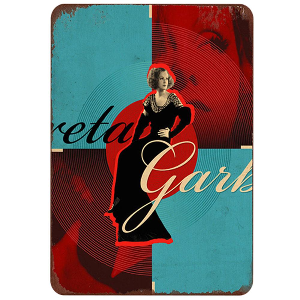 Ретро Европа Американский классический фильм жесть плакат потертый шик Винтаж кино Настенный декор для спальни Паб Бар Декор 20x30 см