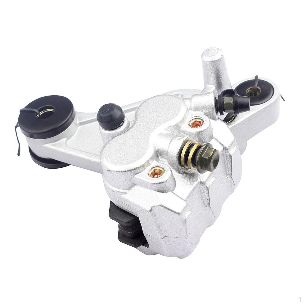 Motorcycle Front Brake Caliper Pump Easy Assembly Portable Engine Side Mount with Pads for