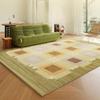 Moroccan Style Rugs for Bedroom Large Area Living Room Decoration Green Carpet Fluffy Soft Lounger Floor Mat Thick Washable Rug
