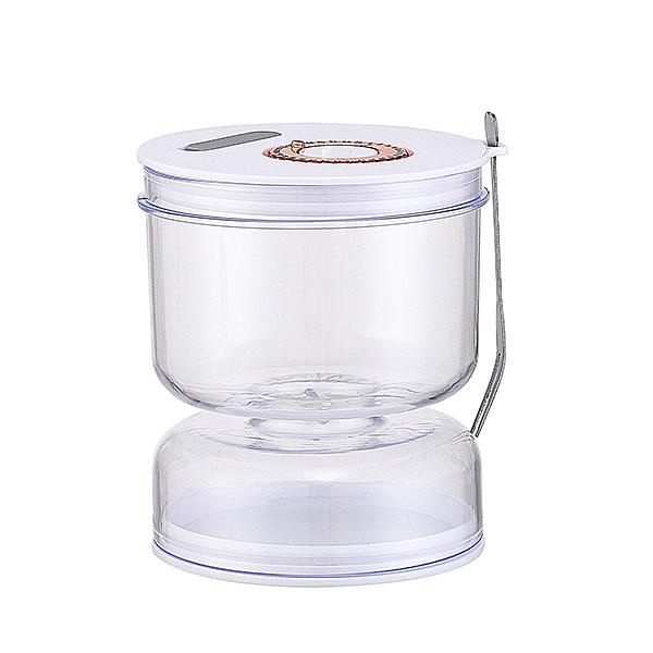 800 мл банка для солений с ситечком Flip Dry Wet Dispenser Банка для солений Оливки Песочные часы Контейнер для огурцов Кухонный инструмент для разделения сока
