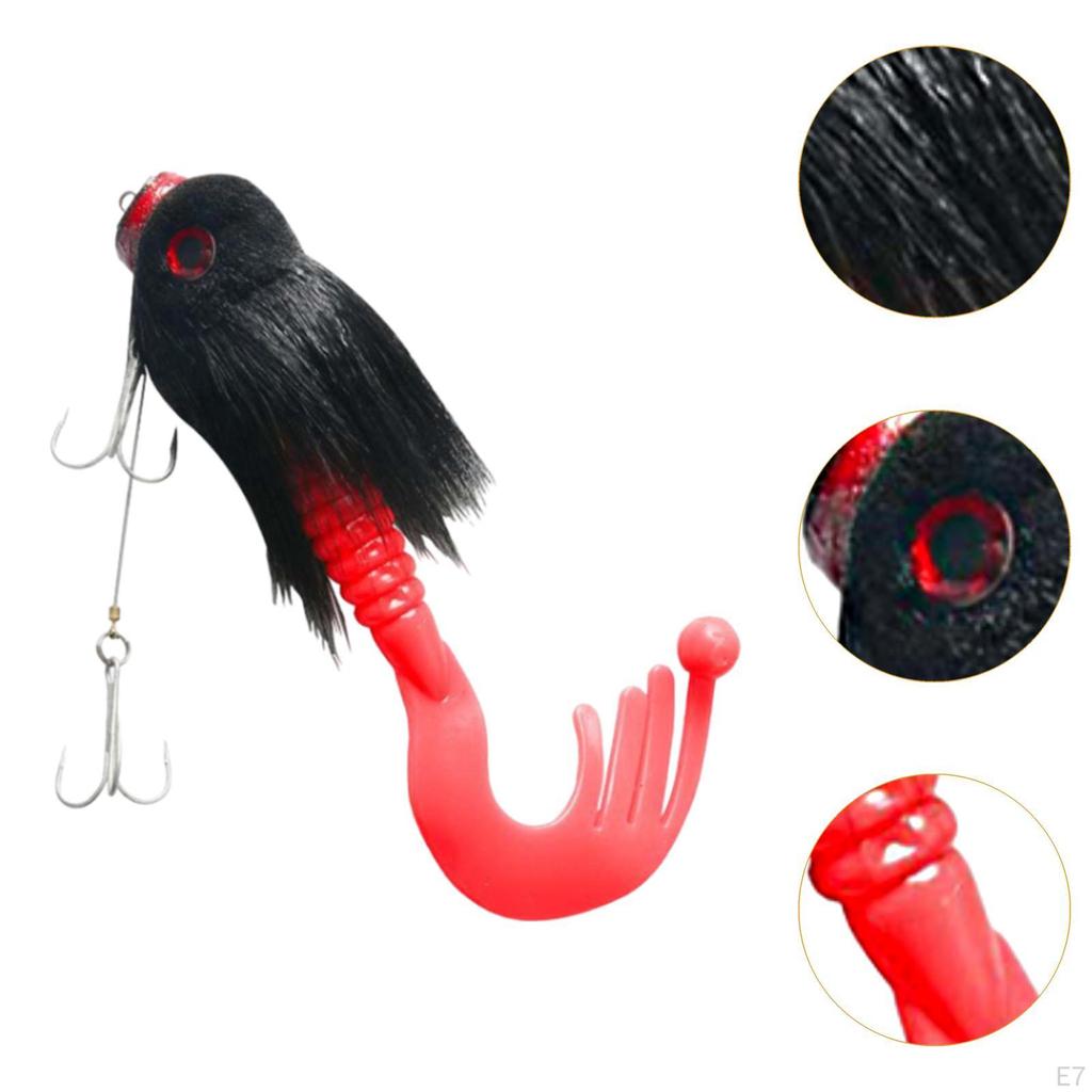 3D Fishing Lure for Use with Rat Design and Hooks