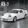 1:32 Mazda MX-5 RX-7 Литой Металлический Модель Гоночного Автомобиля Симуляция Звука Света Детские Образовательные Игрушки Подарок на День Рождения