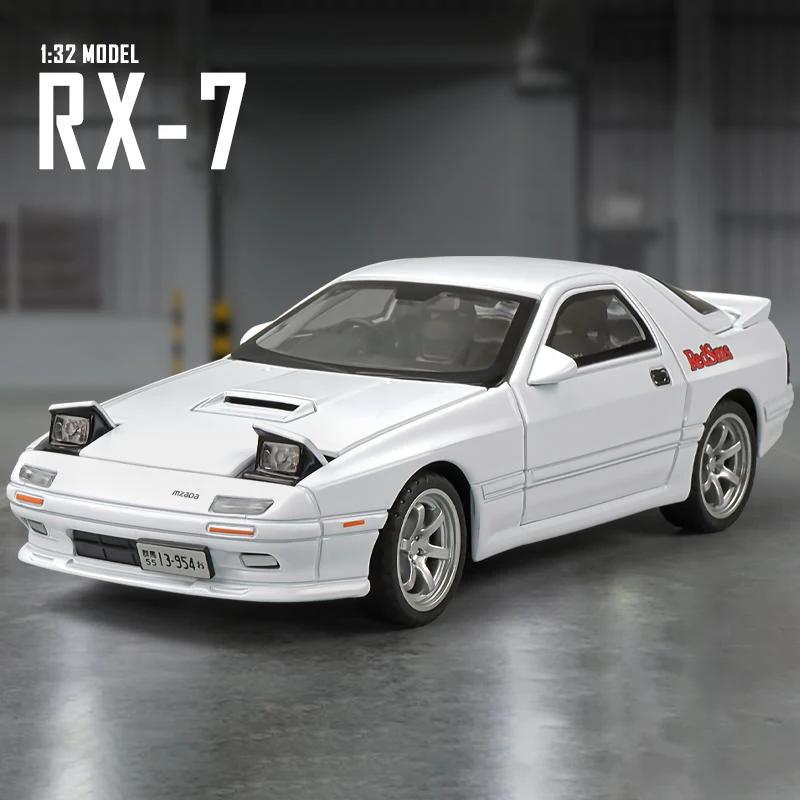 1:32 Mazda MX-5 RX-7 Металлический Литой Модель Автомобиля Игрушечный Автомобиль Транспортные Средства Звук и Свет Для Детей Мальчиков Игрушки Подарки