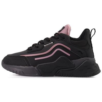 Кожаные повседневные дышащие кроссовки с низким верхом женские кроссовки черные фиолетовые 122148980-4