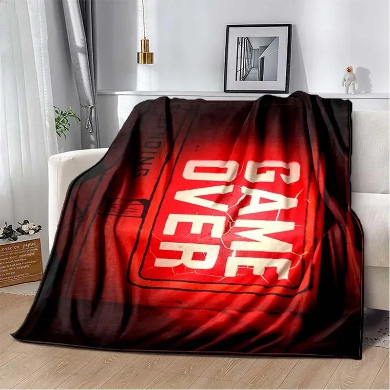 3D Мультяшный Геймпад Детская Игра Региональное Одеяло, Модное Мягкое Уютное Одеяло для Гостиной Спальни Дивана-Кровати для Путешествий Подарок на День Рождения