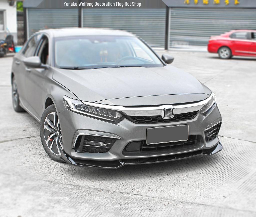Совместимо с моделями Honda Inspire/Accord 2019 года: Передний сплиттер, Пороги, Задний и Верхний спойлеры, Жалюзи. Комплект обвеса.