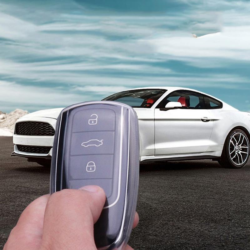 Chery Tiggo 8 Pro/Tiggo 8 Pro Max ТПУ прозрачный чехол для ключей от автомобиля держатель защитный чехол для ключей аксессуары