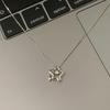 Lucky Star Necklace Female Smart Zircon Pentagram Star Pendant Niche Design Advanced Sense Ins Clavicle Chain