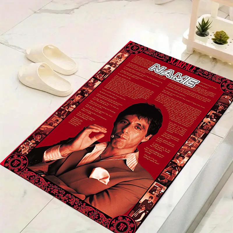 Custom 1Pc Sunset Palm Smoke Rug Office Carpet Indoor Outdoor Entrance Doormat Nonslip Soft And Comfortable Living Room D2915321