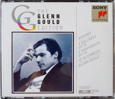 CD ИОГАННЕС БРАМС / ГЛЕНН ГУЛЬД - 4 Баллады, соч.. 10 - 2 Рапсодии, SM2K52651 Sony Classical 1993 Европа Классика Б/У
