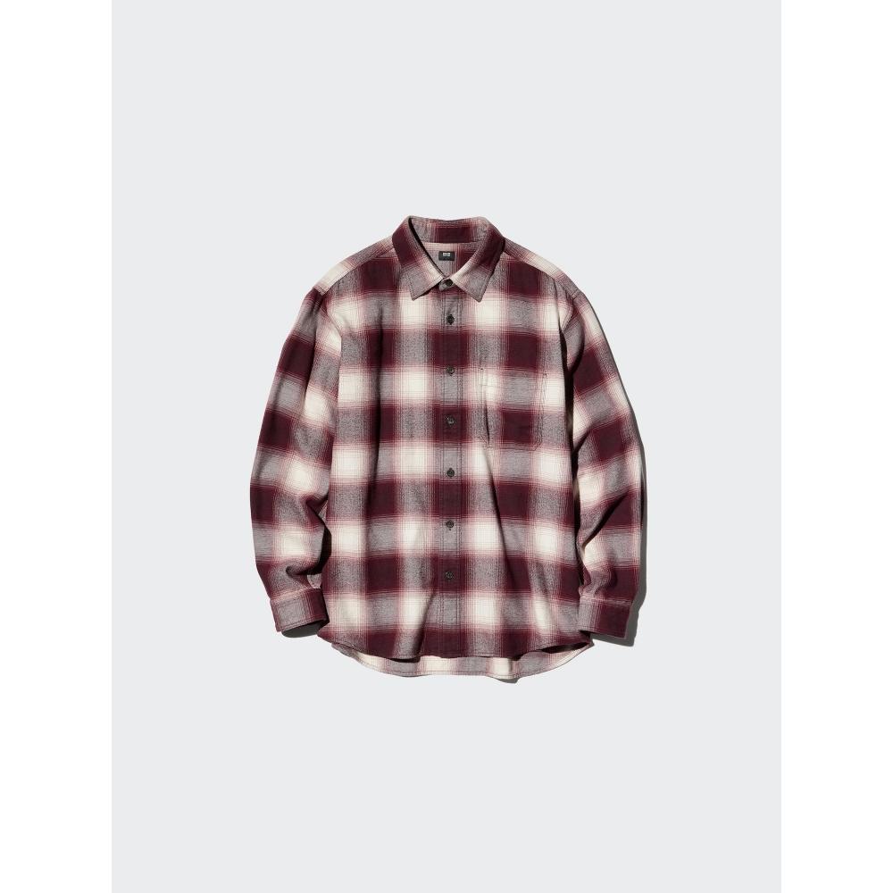 Uniqlo FlAnnel Check Shirt  Long Sleeve  A