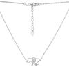Серебряное колье без камней (2137887)
