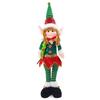 Standing Cloth Elf Figure  Fabric Doll For Christmas Party Table Decor Home Mantel Cozy Holiday Gift For Kids Couples