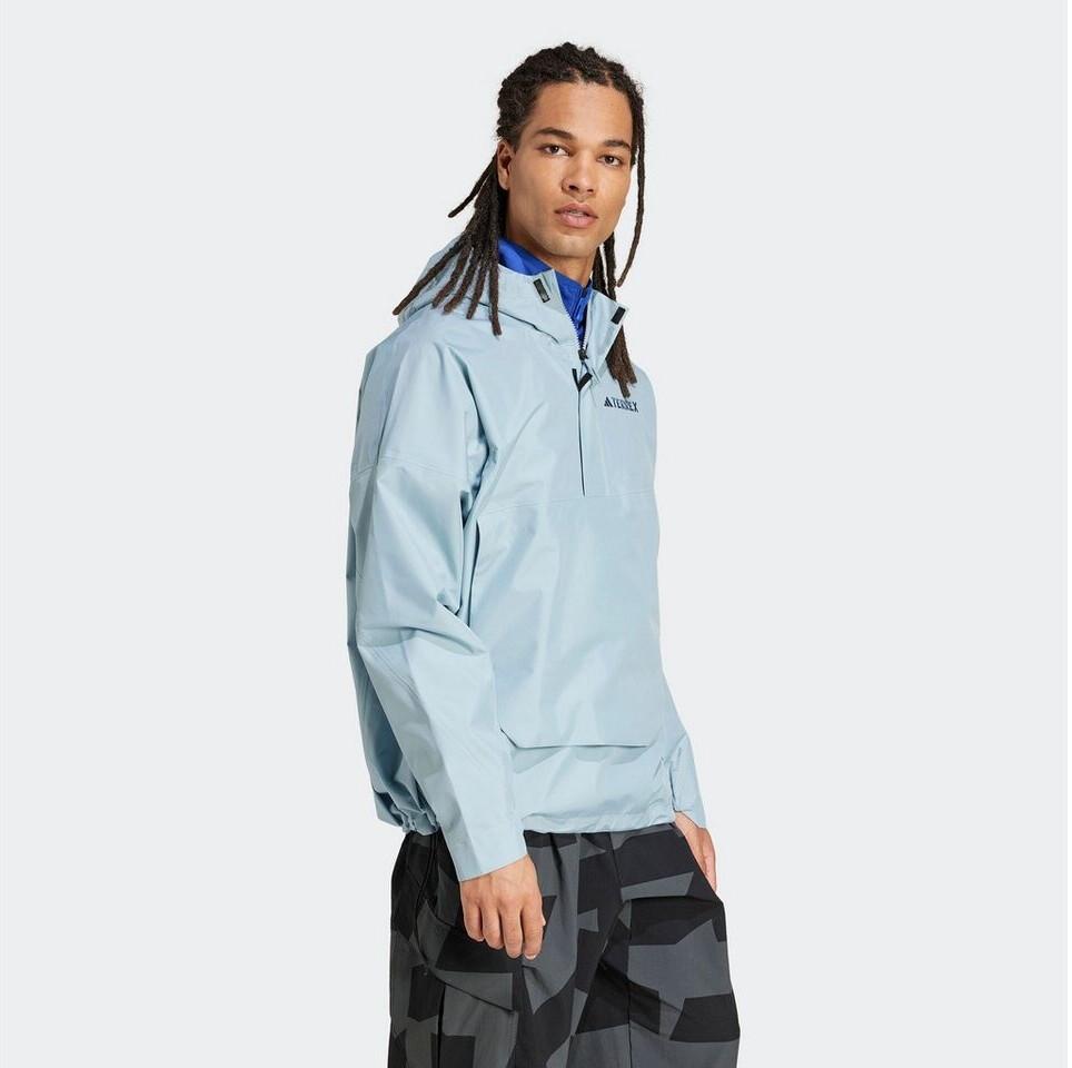 adidas Terrex Xploric 2.5L Climaproof Anorak Jacket Magic Grey (JD8347)