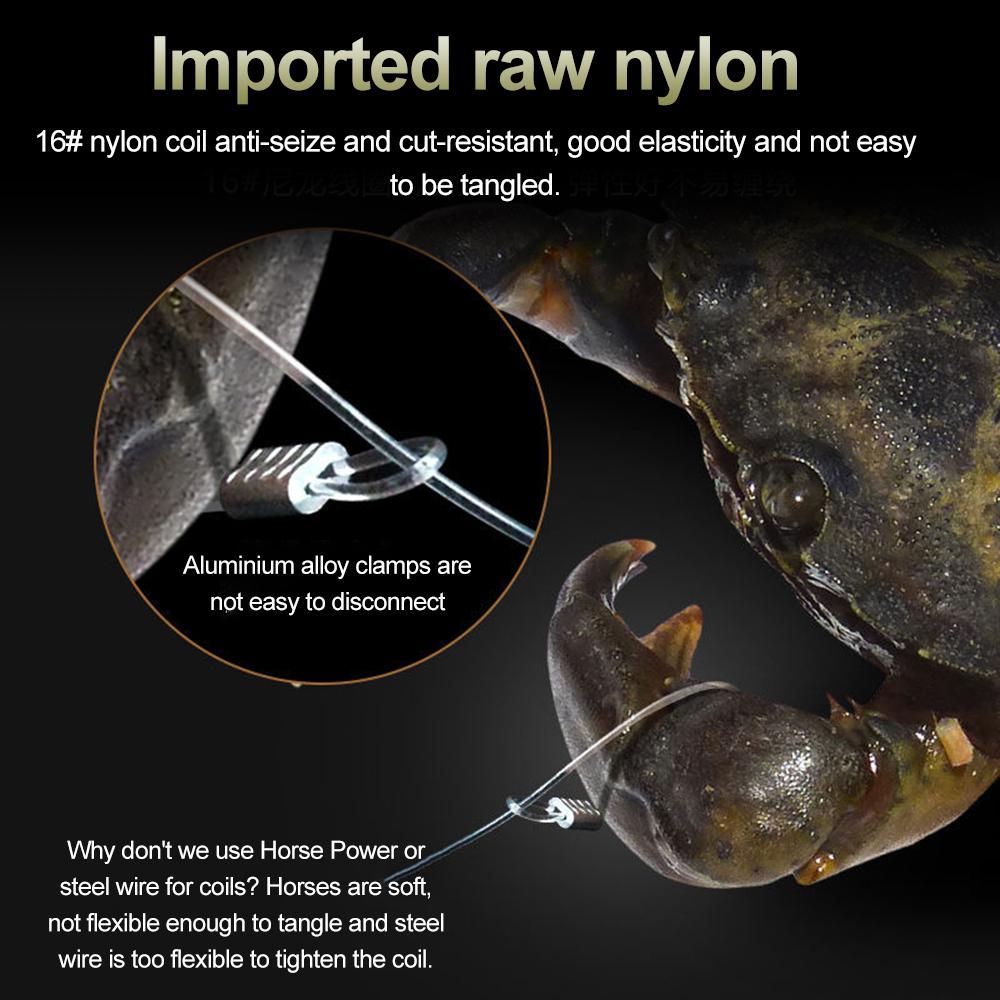 Crab Catching Tool Lure Trap Stainless Steel Bait Cage Fish Cage Feeder Fishing Tackle Suitable Crab Shrimp Crawfish Trap Cage