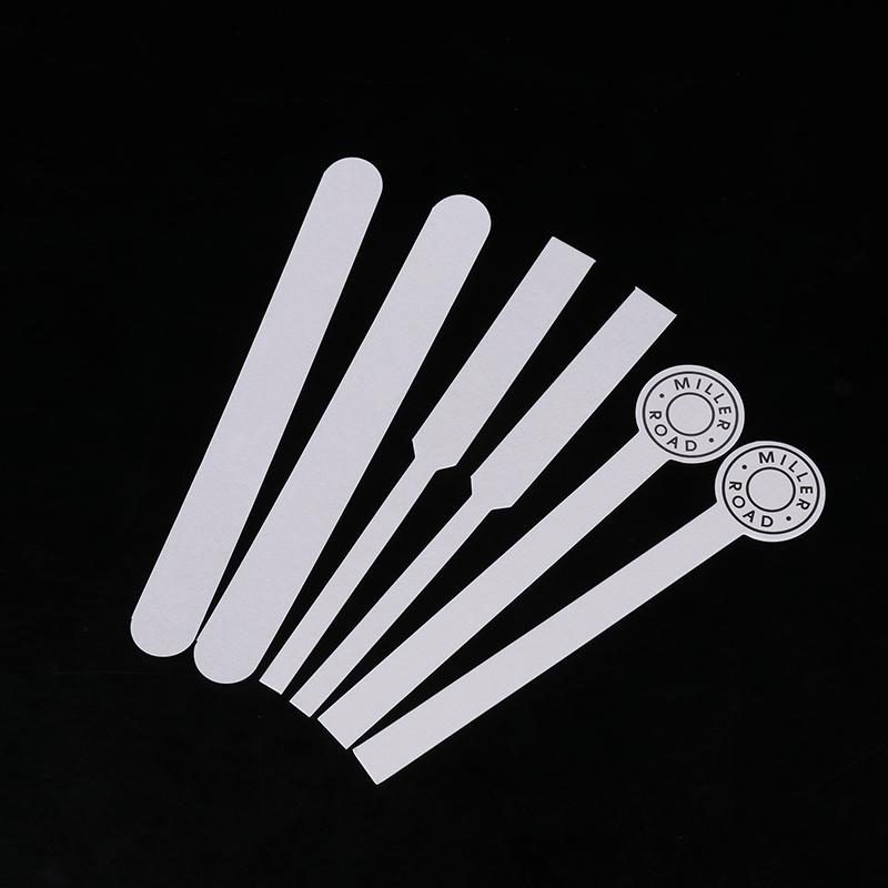 100 шт./упак. ароматерапия ароматизаторы парфюмерия эфирные масла тест-полоски чистая бумага для благовоний парфюмерно-промокательная бумага для тестирования благовоний