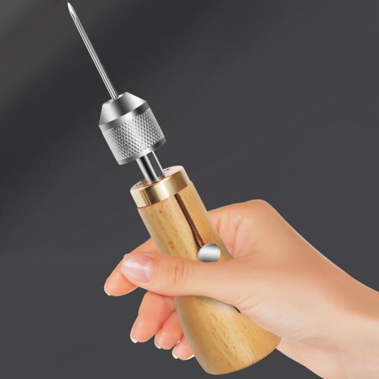 Набор шила для шитья кожи, ручной швея, набор инструментов для ремонта кожи с иглами, гаечный ключ, отвертка, ручной швейный инструмент для кожи, плотная ткань, кожа своими руками