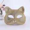 Rhinestone Halloween Masquerade Mask - Sparkling Half-Face Party Mask Fashion Accessory