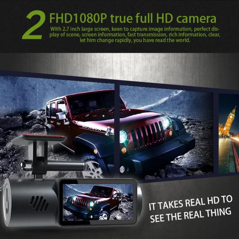 Новое WiFi-подключение мобильного телефона, двойная запись, ночное видение высокой четкости, автомобильный видеорегистратор, записывающий устройство для нанесения помады