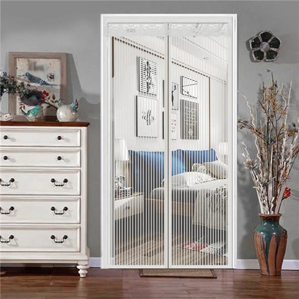 Жаркое лето 2024, противомоскитная дверная занавеска, защитный экран от насекомых, кухонная сетка для двери, магнитная сетка, сетка для дверной занавески