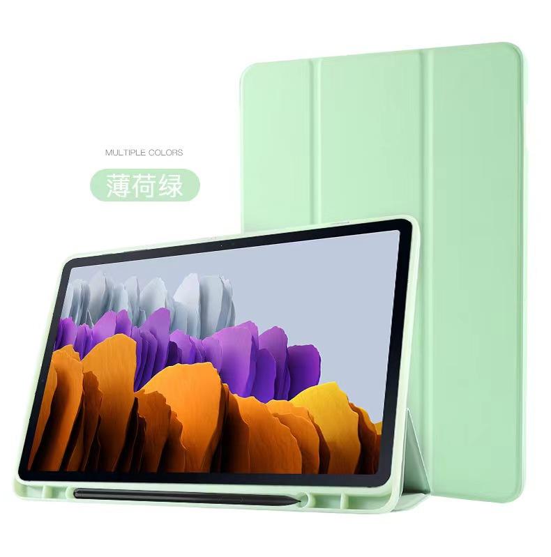 For Samsung Galaxy Tab S11 Ultra Case 14.6inch 2025 Samsung Tab S8/S9/S10 Ultra TPU Tri-fold Stand with Pen Slot Tablets Cover